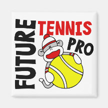 De toekomstige Aap van de Sok van het Tennis Pro Magneet