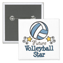 De toekomstige Knoop van de Ster van het Volleybal Speldbutton