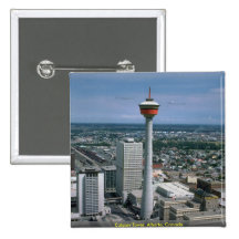 De Toren van Calgary, Alberta, Canada Speld Buttons
