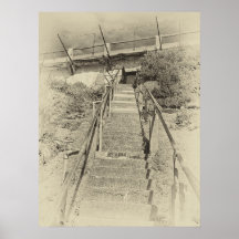 De Trap van het Werk van Alcatraz Poster
