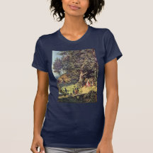 De Trein van de bruid in de Lente door Richter Lud Tshirts