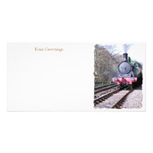 DE TREINEN HET UK VAN DE STOOM PERSOONLIJKE FOTOKAART