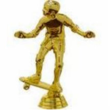 De trofee van het skateboard acryl uitsnede