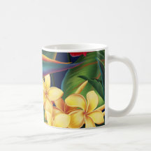 De tropische Mok van Plumeria van het Paradijs