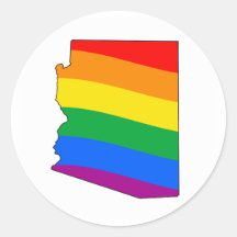 DE TROTS VAN ARIZONA RONDE STICKERS