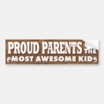 De trotse Sticker van de Ouder Bumpersticker