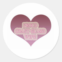 De trotse Vrouw van de Kustwacht Sticker