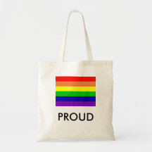 De trotse Zak van de Regenboog Canvas Tassen