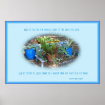 De Tuin van het land Posters