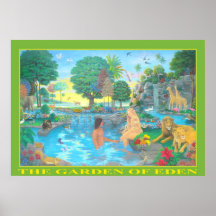 De tuin van het poster van Eden