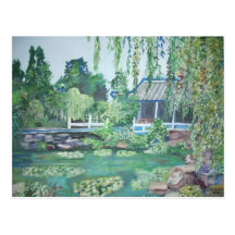 De Tuin van Quyuan, China Wenskaarten