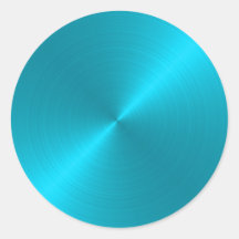 De turkooise Verbinding van de Envelop van de Glan Ronde Sticker