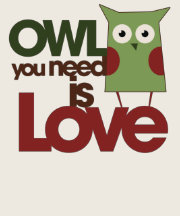 De uil u wenst is liefde t-shirt