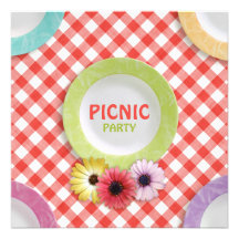 De uitnodiging van de Partij van de picknick