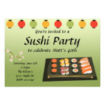 De Uitnodiging van de Partij van sushi