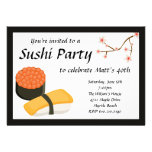 De Uitnodiging van de Partij van sushi