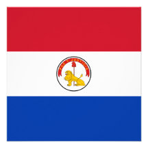 De Uitnodiging van de Vlag van Paraguay