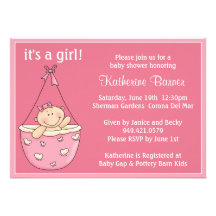 De Uitnodiging van het baby shower
