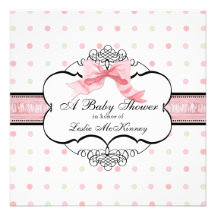 De Uitnodiging van het baby shower - de Franse Wer