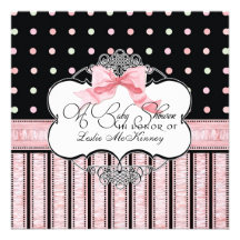 De Uitnodiging van het baby shower - de Franse Wer