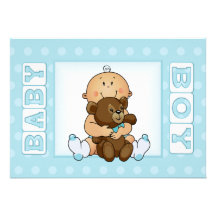 De Uitnodiging van het Baby shower van de Jongen v