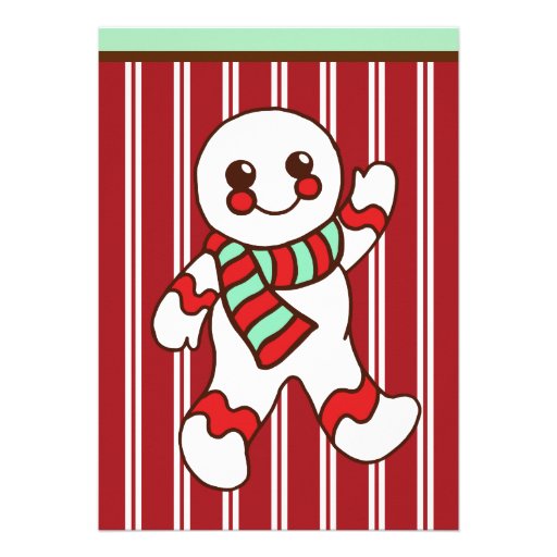 De Uitnodiging van het Koekje van Kerstmis