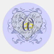 De Uitnodigingen & de Giften van het Huwelijk van  Ronde Sticker