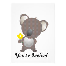De uitnodigingen van de koala
