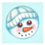 De Uitnodigingen van de sneeuwman