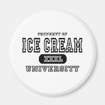 De Universiteit van het roomijs Magneet