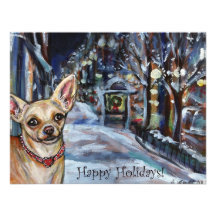 De Vakantie van Kerstmis van Chihuahua Aankondigingen
