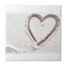 De Valentijnskaart van het Hart van het Zand van h Geboortetegeltjes