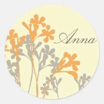 De vector BloemenSticker Voor alle doeleinden van 