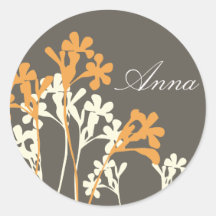De vector BloemenSticker Voor alle doeleinden van 
