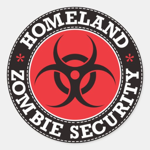 De Veiligheid van de Zombie van het geboorteland - Sticker