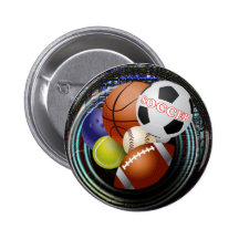 De Ventilator van sporten Speldbuttons