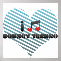 De ventilator van Techno van Bouncy Afdruk