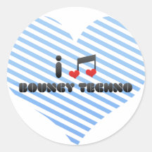 De ventilator van Techno van Bouncy Sticker