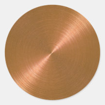 De Verbinding van de Envelop van het koper Ronde Sticker