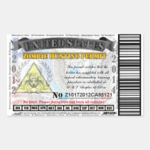 De Vergunning van de Jacht van de Zombie van de el Rechthoekvormige Sticker