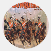 De veroveraars, het Vintage Theater van "Charles F Stickers