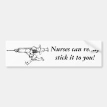De verpleegsters kunnen de Sticker van de Bumper Bumpersticker