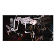 De verschrikking toont persoonlijke fotokaart