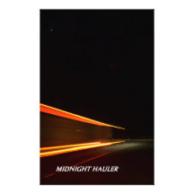 De Vervoerder van de middernacht Briefpapier Ontwerp