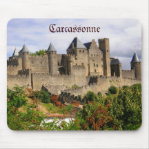 De vesting van Carcassonne in Frankrijk Muismat