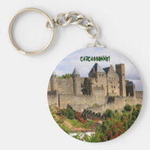 De vesting van Carcassonne in Frankrijk Sleutel Hanger