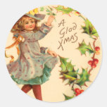 De Victoriaans Stickers van Kerstmis