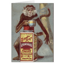 De vintage Advertentie van de Koffie Wenskaarten