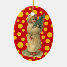 De vintage Engel van Kerstmis Kerstboom Ornamenten