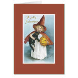 De vintage Kaart van Halloween